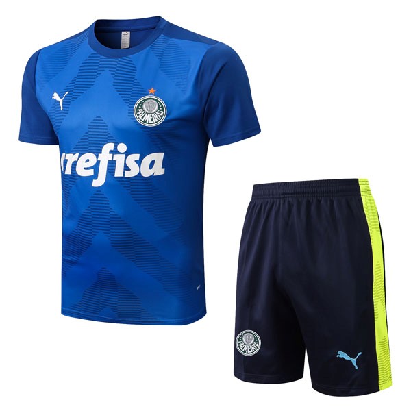 Camiseta Entrenamiento Palmeiras Conjunto Completo 2022-2023 Azul